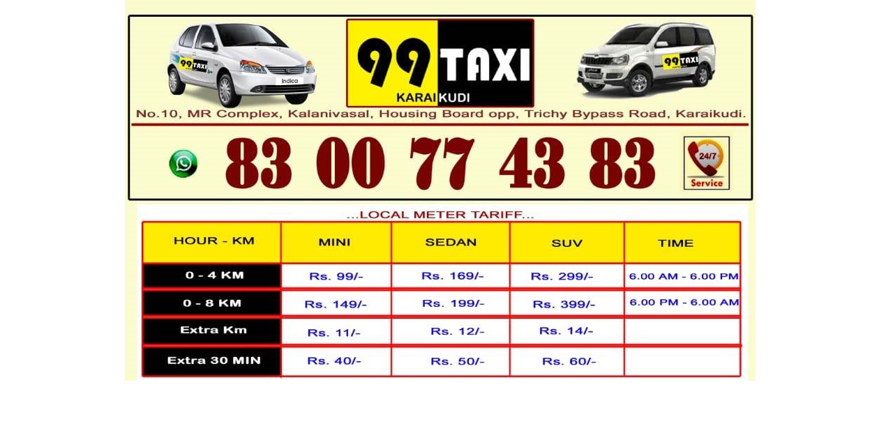 tariff call taxi